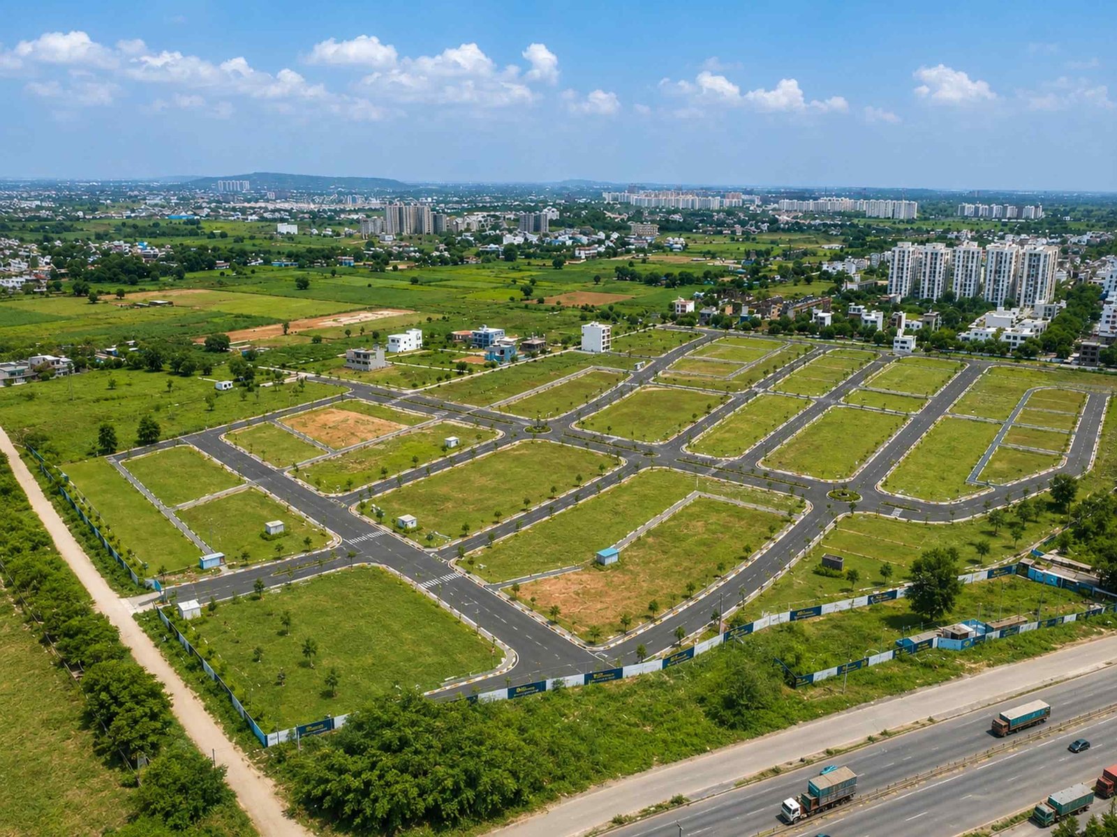 Land for sale in Namakkal with well-laid internal roads